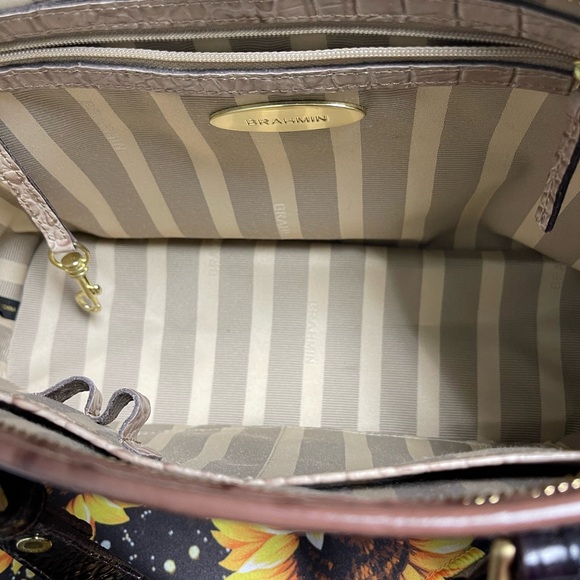 BRAHMIN Satchel Purse EUC - Picture 4 of 5